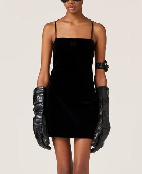 Платье Miu Miu женский черный 173820
