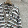 Кардиган Chanel женский вязаная ткань графитовый 200295-4