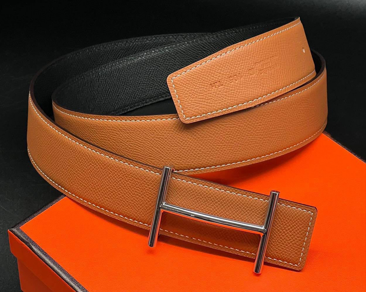 Мужской ремень Hermès мужской кожа 52634