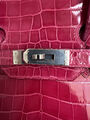Сумка Hermès Birkin 35 женский кожа бордовый 140347-9