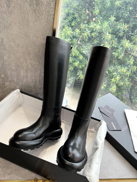 Сапоги Jil Sander женский кожа черный 128714-3
