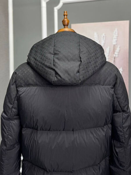 Мужской пуховик Louis Vuitton мужской черный 167564-7