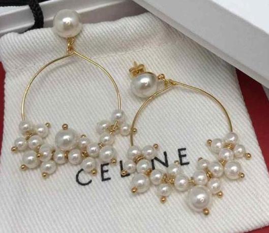 Серьги Celine бронзовый 70503