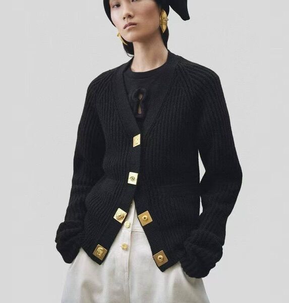 Кардиган Schiaparelli женский вязаная ткань черный 197859
