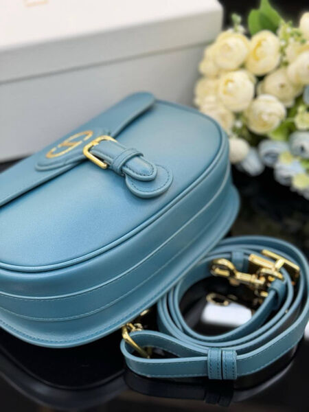 Сумка Christian Dior Bobby женский кожа бирюзовый 142001-6