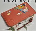 Картхолдер Loewe женский кожа бордовый 186087-1
