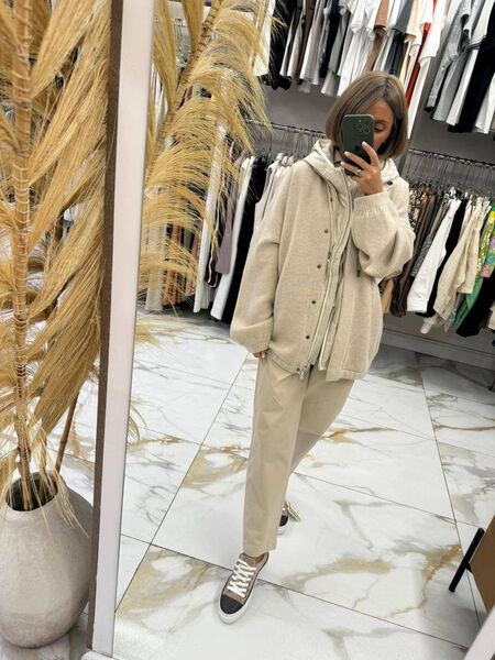Куртка с жилеткой Brunello Cucinelli женский графитовый 156972-2