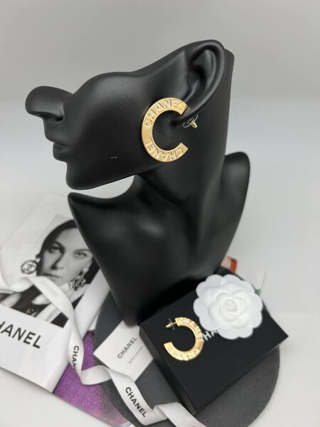 Серьги Chanel бронзовый 176047-2