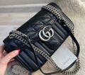 Сумка Gucci Marmont женский кожа черный 97056-1