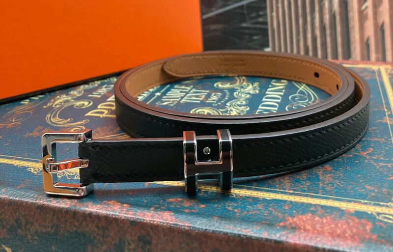 Женский ремень Hermès женский кожа черный 21671