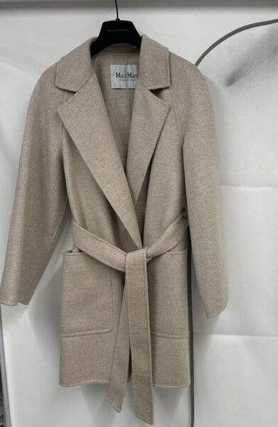 Пальто Max Mara женский темно-серый 201669