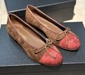 Балетки Chanel женский замша 195217-1
