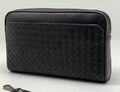 Сумка-клатч Bottega Veneta мужской кожа черный 77972-1