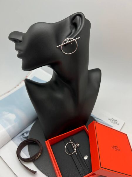 Серьги Hermès золотой 175272