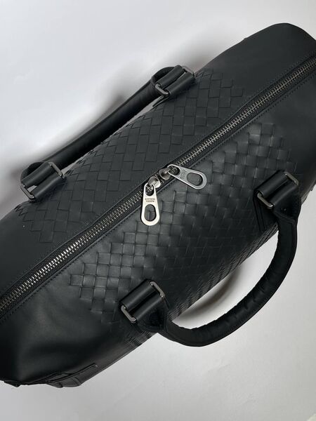 Дорожная сумка Bottega Veneta мужской кожа черный 19106-5