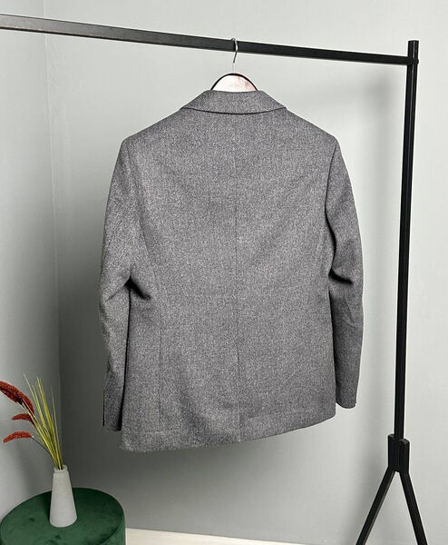 Мужской пиджак Loro Piana мужской графитовый 130624-3