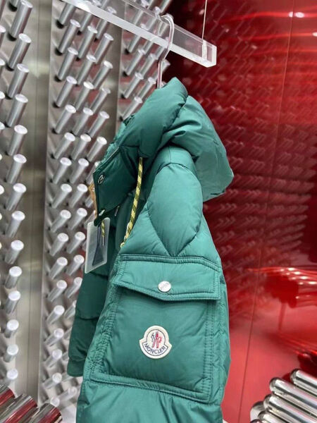 Мужской пуховик Moncler мужской бирюзовый 161592-6