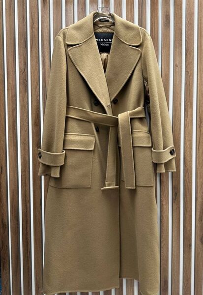 Пальто Max Mara женский бежевый 134623