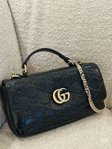Сумка Gucci женский кожа черный 165497-2