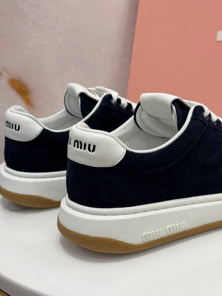 Кеды Miu Miu женский замша черный 146008-3