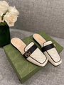 Мюли Gucci женский кожа бежевый 54774-3