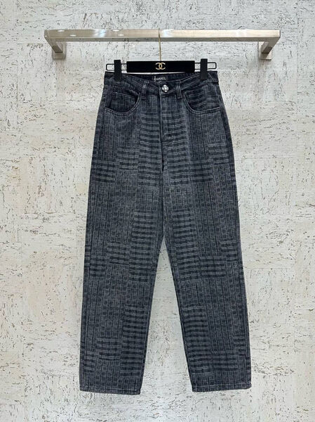 Брюки Chanel женский графитовый 159769