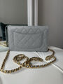Сумка Chanel Mini женский кожа графитовый 143080-2