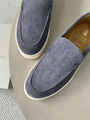 Мужские лоферы Brunello Cucinelli мужской замша графитовый 184684-6