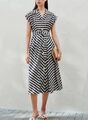 Платье Max Mara женский черный,белый 151781