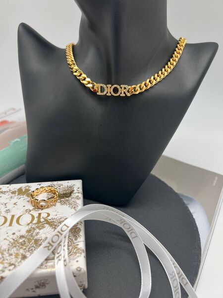 Чокер Dior бронзовый 175818-2