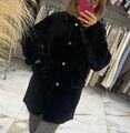 Шуба Prada женский черный 133615-1