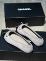 Балетки Chanel женский замша графитовый 195181-3
