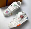 Кроссовки Louis Vuitton женский кожа белый 118504-1