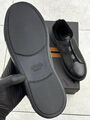Мужские кеды Zegna мужской кожа черный 165922-6