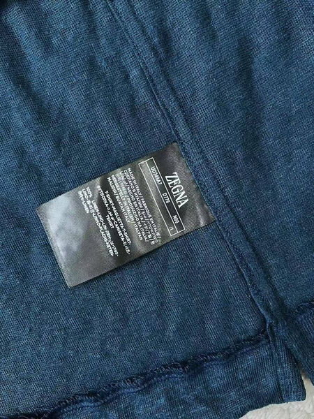 Мужская футболка Zegna мужской синий 181082-10