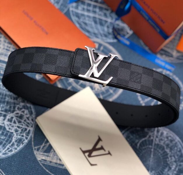 Ремень Louis Vuitton мужской канва графитовый 63654