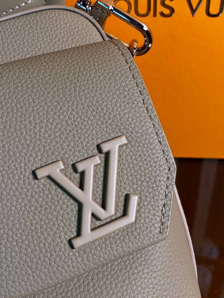 Мужская сумка мессенджер Louis Vuitton мужской кожа бежевый 167080-5