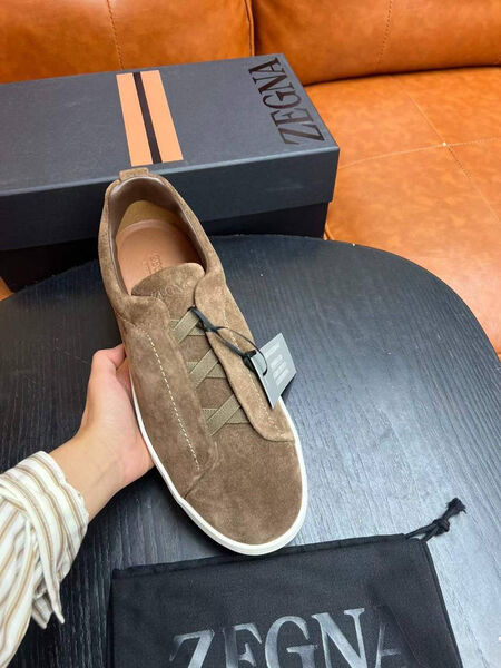 Мужские кеды Zegna мужской замша 165760-5