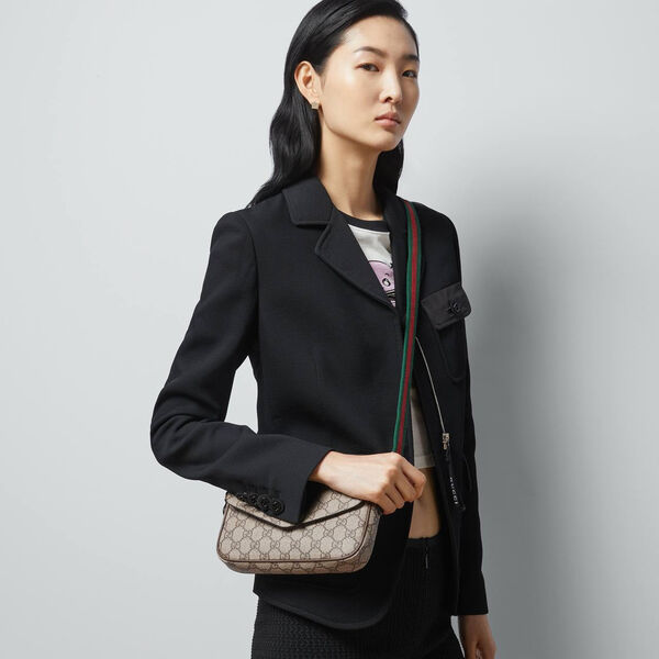 Сумка Gucci женский канва 133648-8
