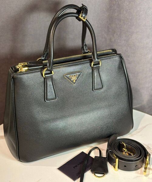 Сумка Prada женский кожа черный 158962