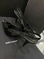 Туфли Saint Laurent женский кожа черный 81038-2