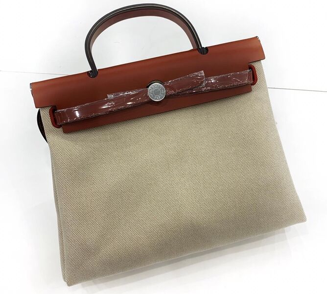 Сумка Hermèsherbag Zip женский кожа бордовый 75490