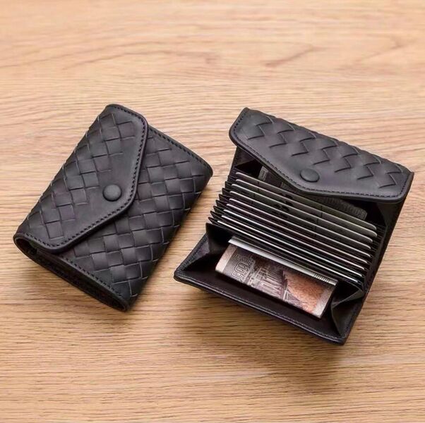 Визитница Bottega Veneta мужской черный 15978-6