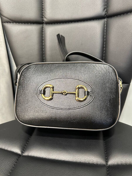 Сумка Gucci женский кожа черный 142195-2
