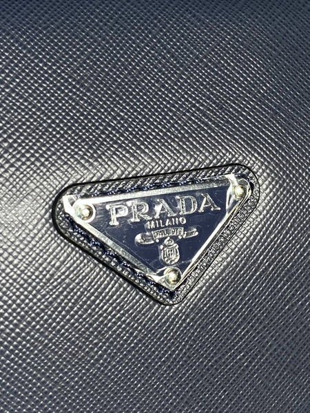 Мужской портфель Prada мужской кожа синий 170379-10