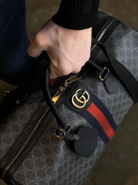 Дорожная сумка Gucci мужской канва 19157-3