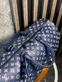 Дорожная сумка Louis Vuitton мужской кожа синий 152750-4