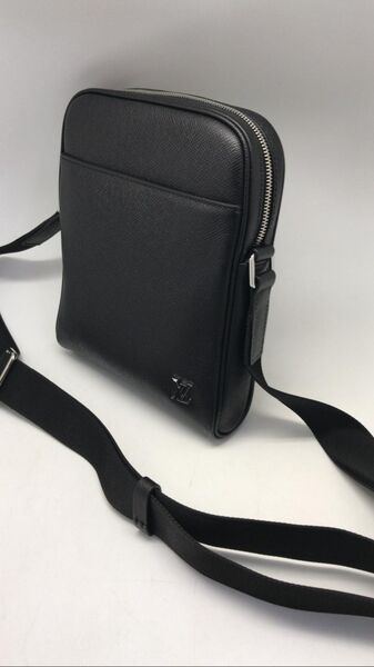 Мужская сумка мессенджер Louis Vuitton мужской кожа черный 42822-3