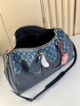 Дорожная сумка Louis Vuitton мужской кожа синий 19235-2