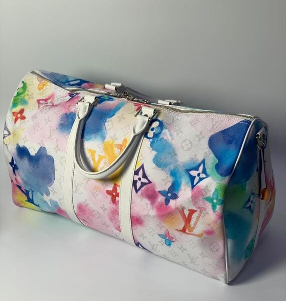 Дорожная сумка Louis Vuitton мужской кожа розовый 19218